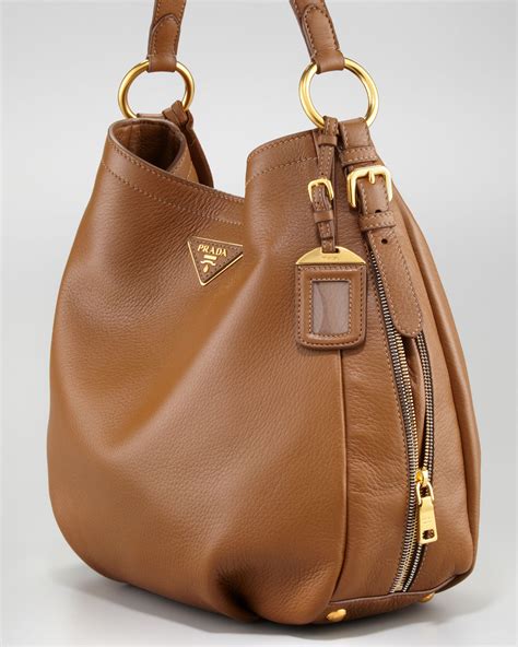 prada saffiano hobo|PRADA .